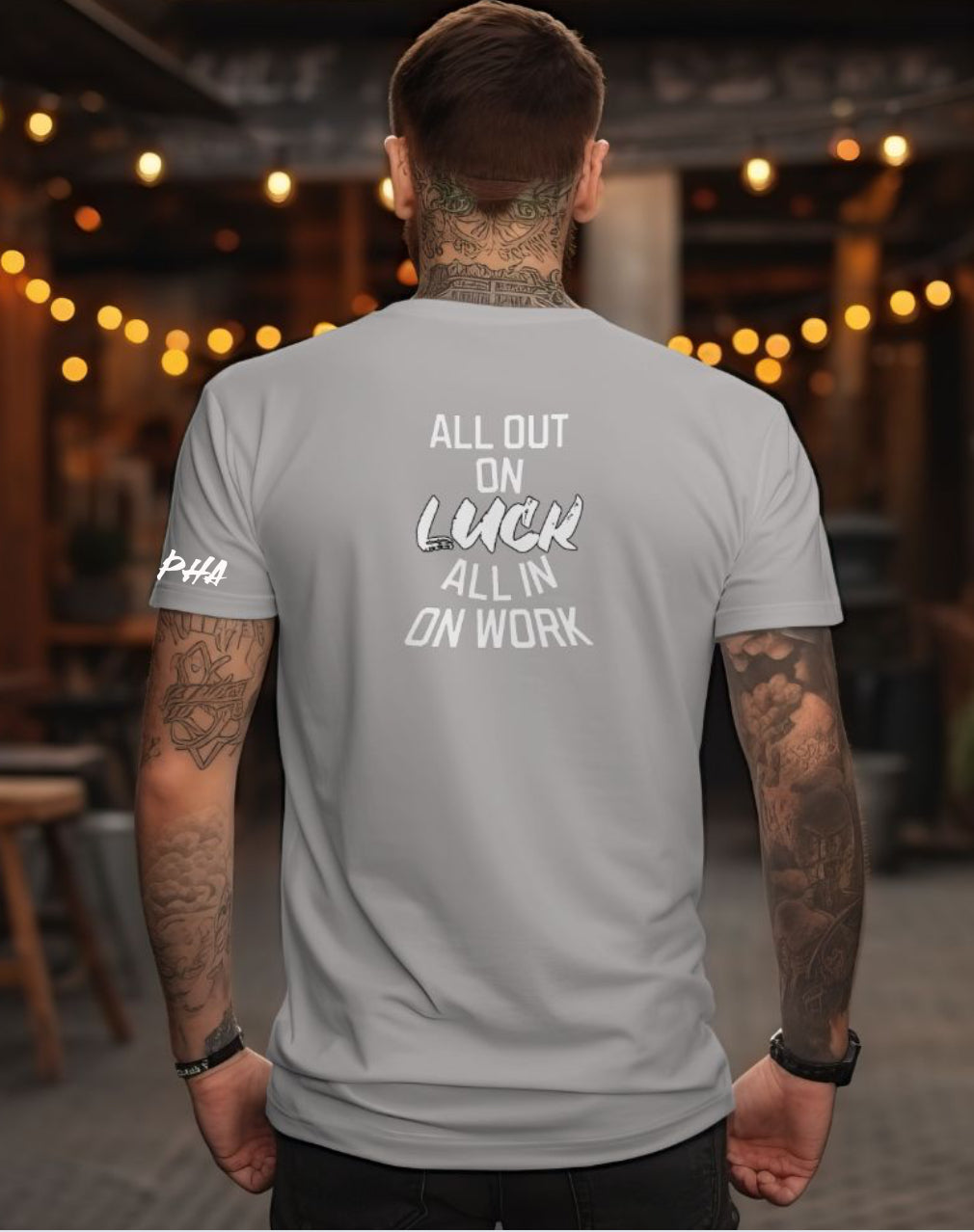 Alpha Signature Tee (All In -WHI)
