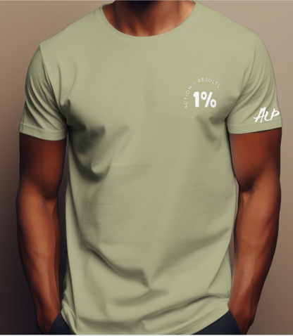 Alpha Signature Tee (A=R -WHI)