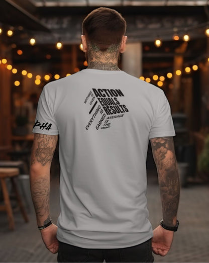 Alpha signature Tee (A=R -BLK)