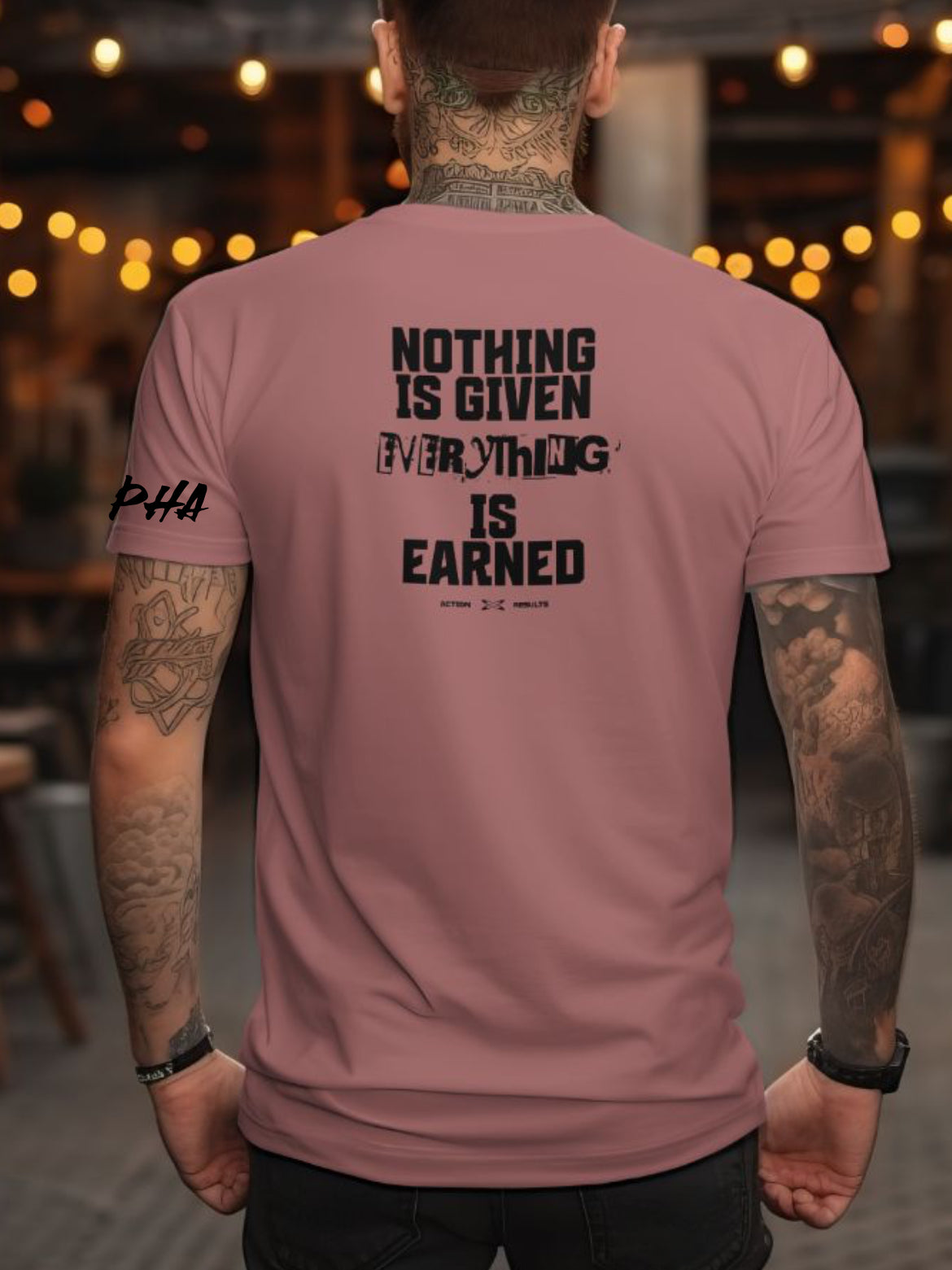 Alpha Signature Tee (Nothing Is Given -BLK)