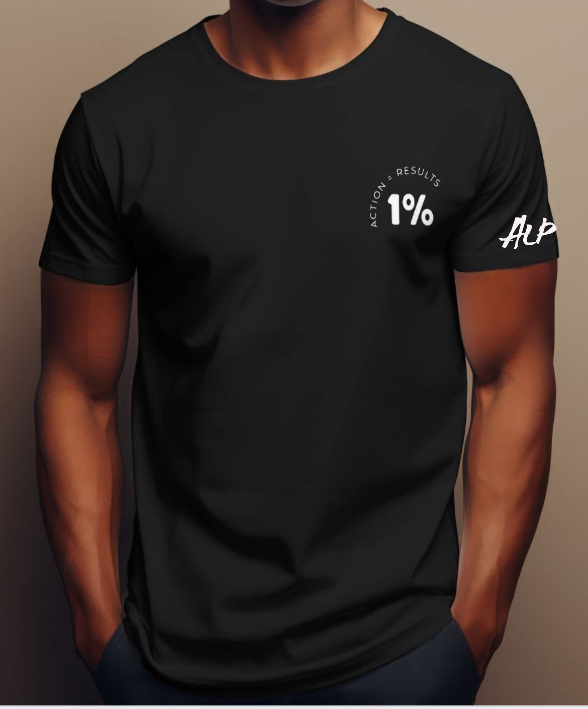 Alpha Signature Tee (All In -WHI)