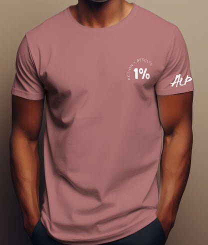 Alpha Signature Tee (A=R -WHI)