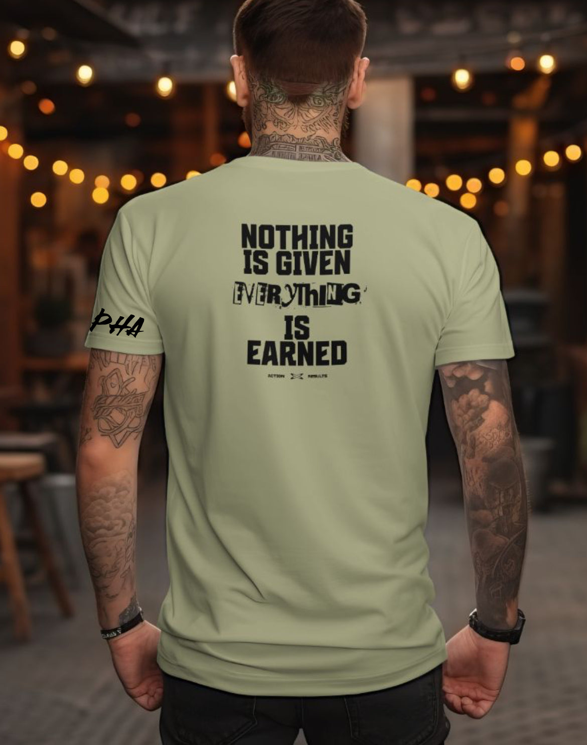 Alpha Signature Tee (Nothing Is Given -BLK)