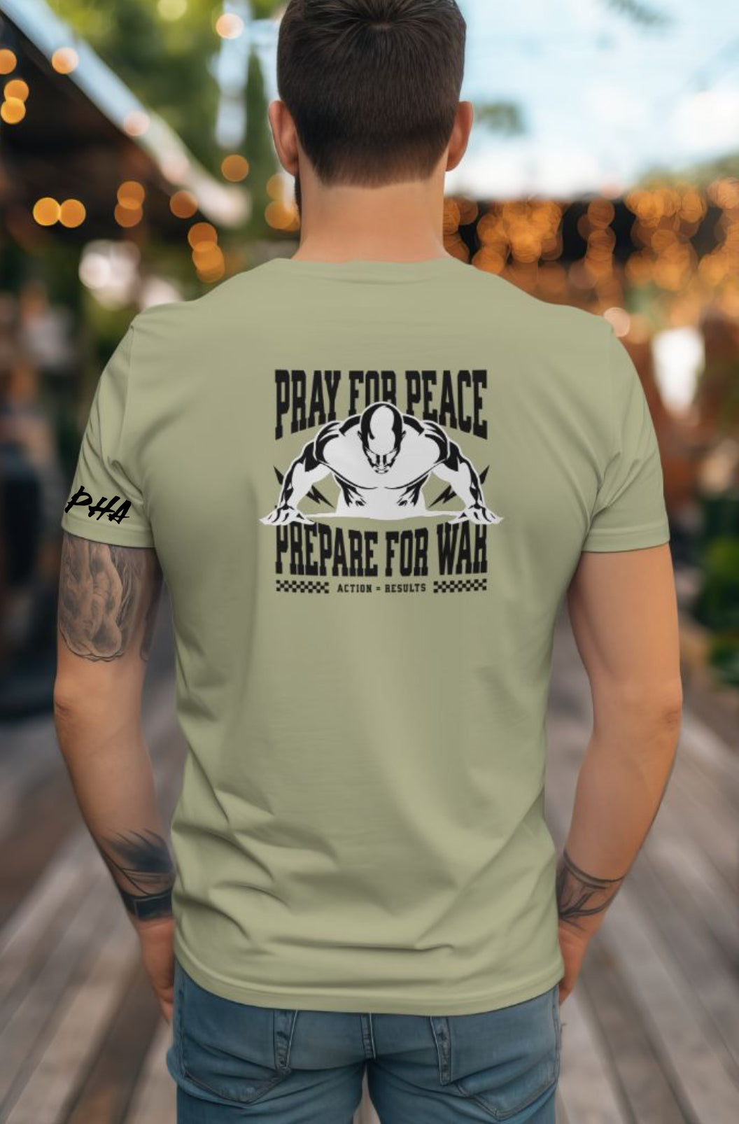 Alpha Signature Tee (Pray & Prepare-BLK)