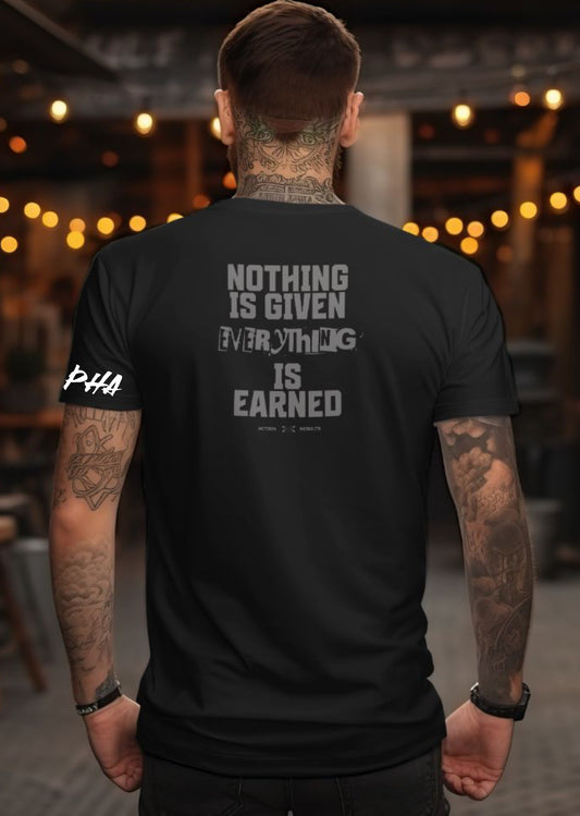 Alpha Signature Tee (Nothing Is Given -GRY)