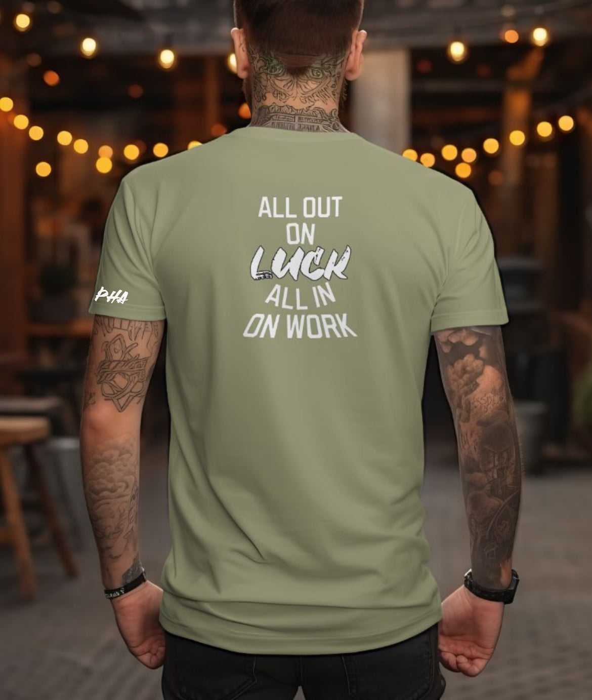 Alpha Signature Tee (All In -WHI)