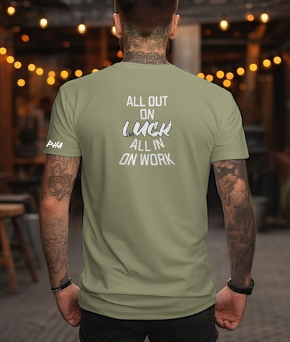 Alpha Signature Tee (All In -WHI)